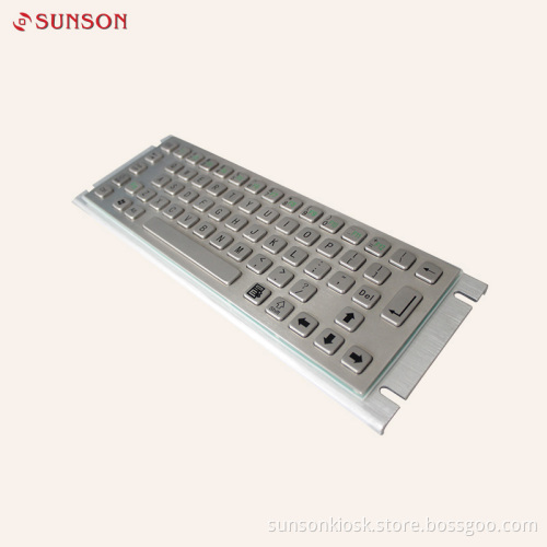 Metal Keyboard with Touch Pad